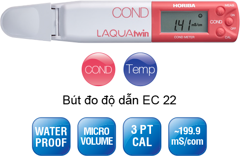 Bút đo độ dẫn Horiba EC 22 - LAQUAtwin EC 22
